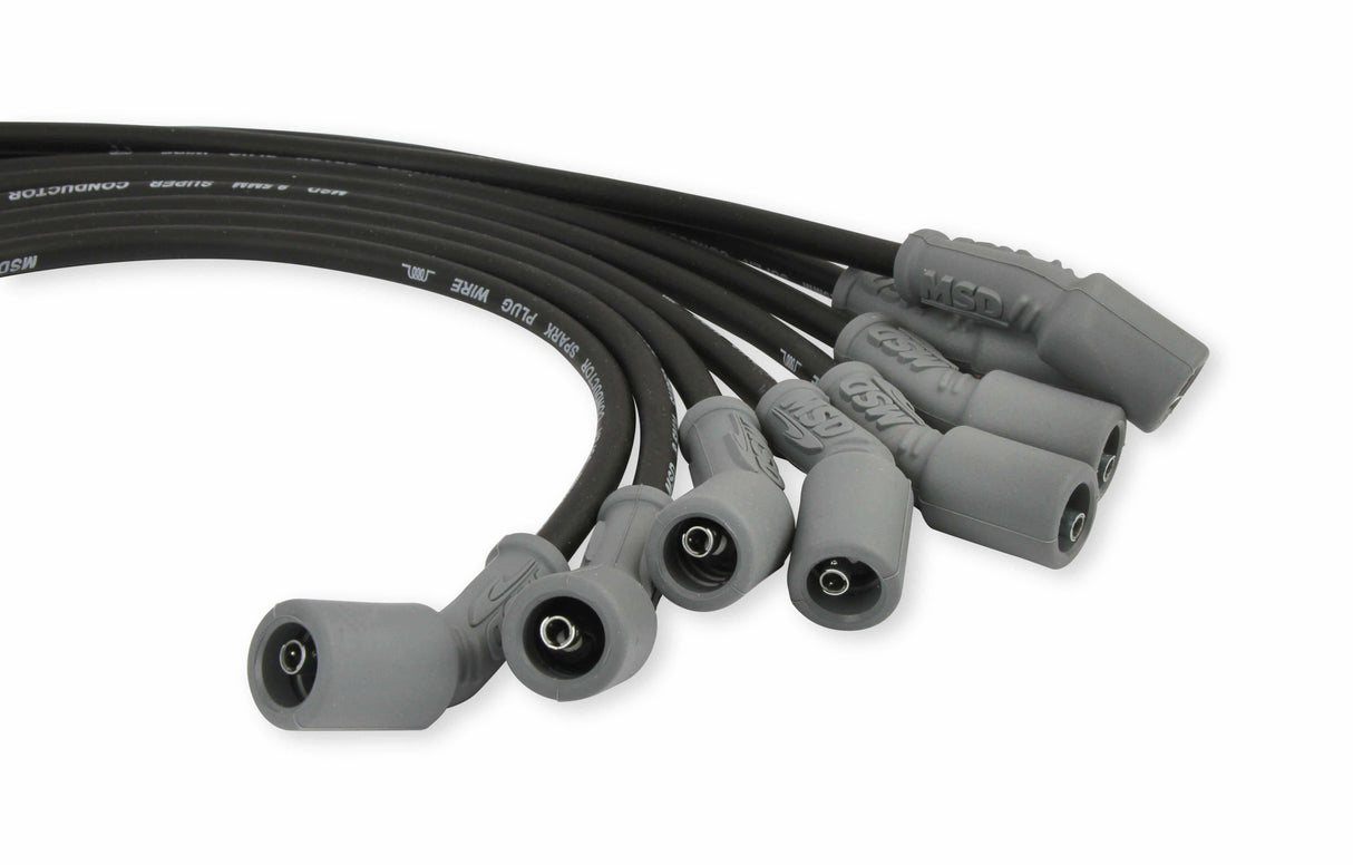 MSD spark plug wire set for 2010-2014 Ford F-150 black red 31633