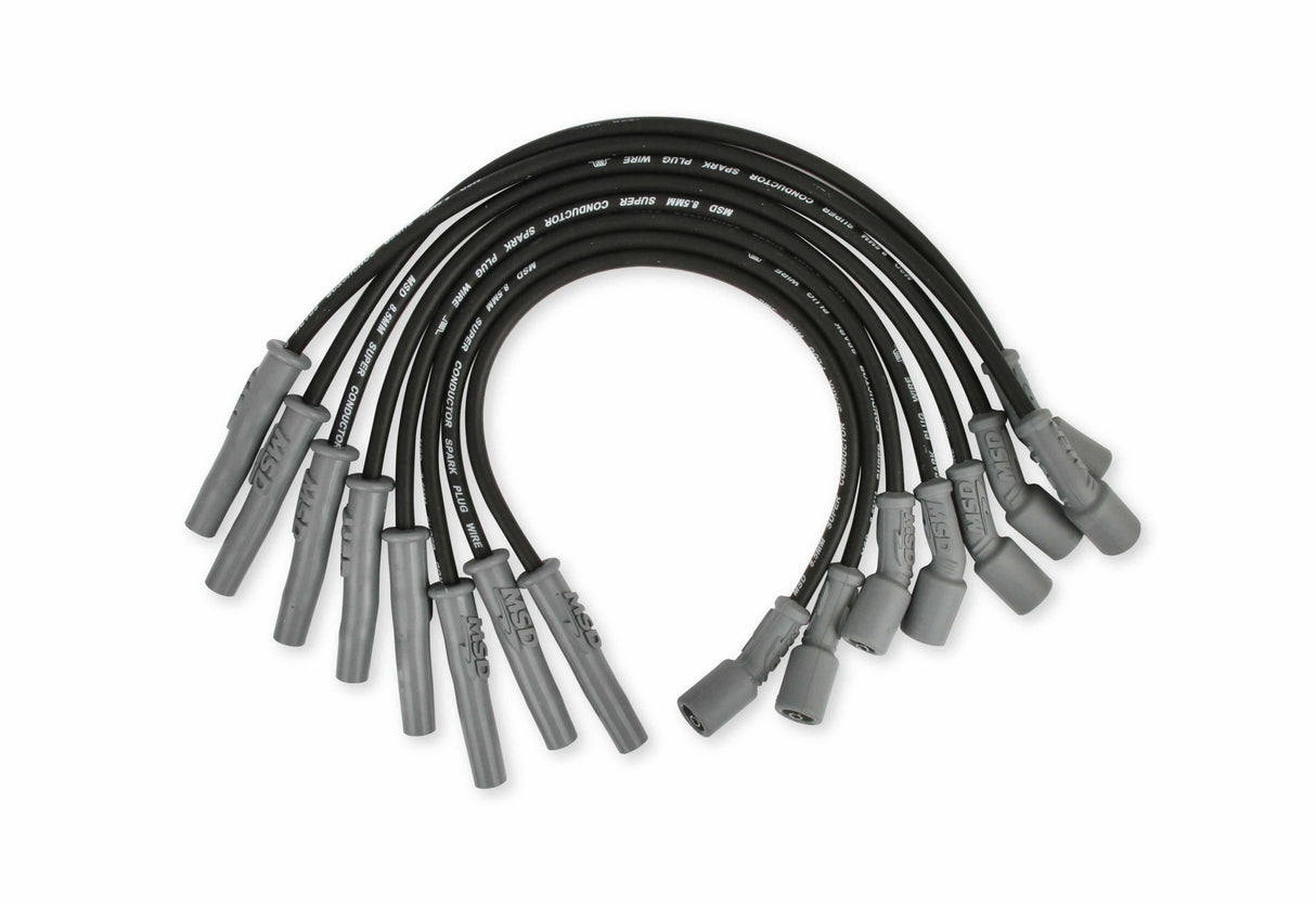 MSD spark plug wire set for 2010-2014 Ford F-150 black red 31633