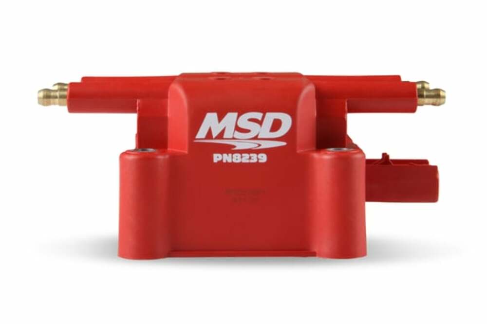 MSD ignition coil for 1994-2006 Dodge red 8239