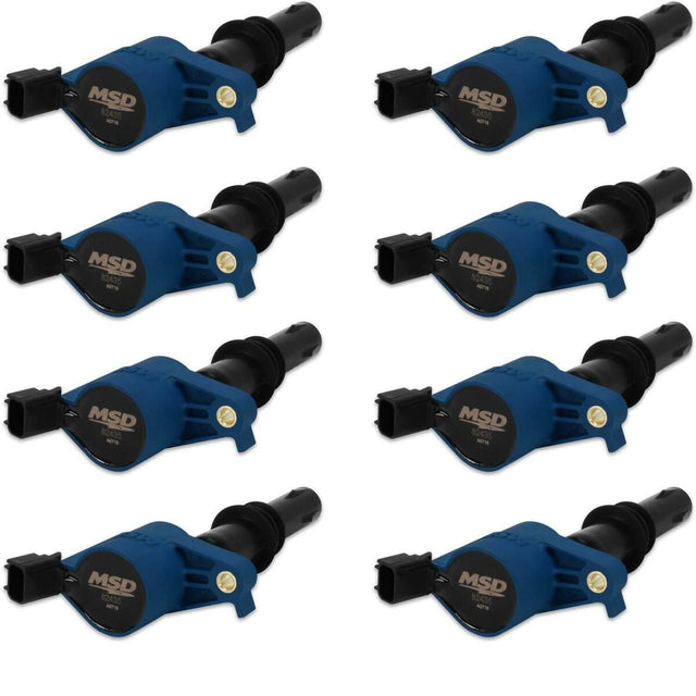t MSD Ignition Coil 2004-2008 Ford 4.6L/5.4L 3-valve engines, Blue, 8-pack 824385 MSD