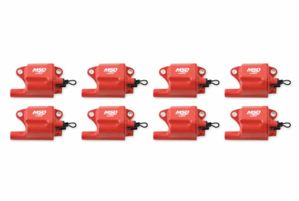 MSD ignition coil for 2005-2006 Chevy Silverado red ls 82878