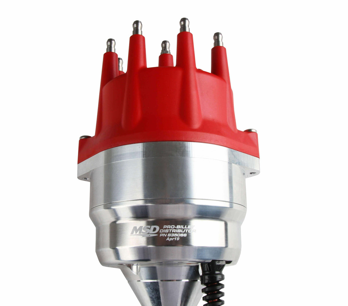 MSD ignition distributor red steel 835066
