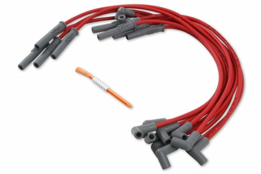 MSD spark plug wire set for 1980-1982 Ford Mustang red small block ls 31329