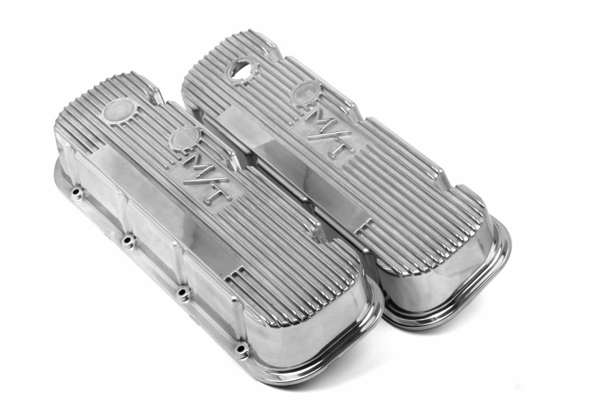 Hooker performance muffler polished aluminum polished-241-84