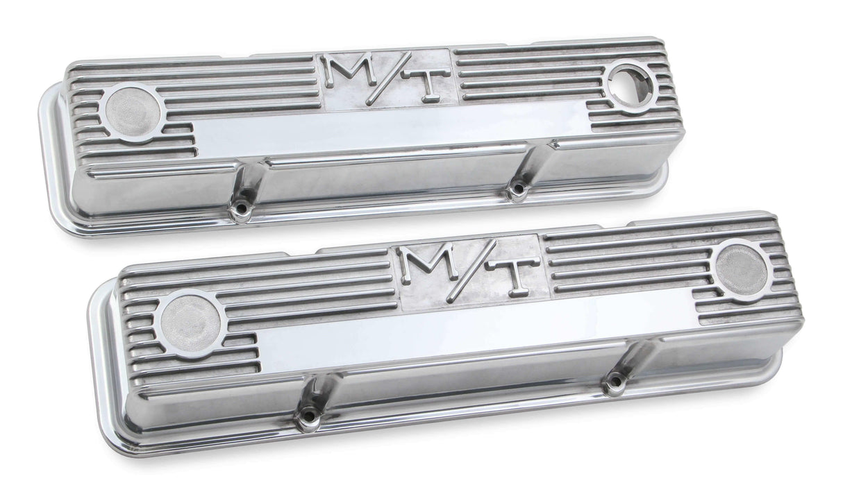 Hooker performance muffler polished aluminum polished-241-82