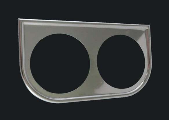 Chrome Under Dash Panel / 2-Hole MT55