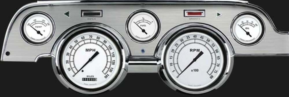 White 1967-68 Mustang MU67CWBA for 1967-1968 Mustang