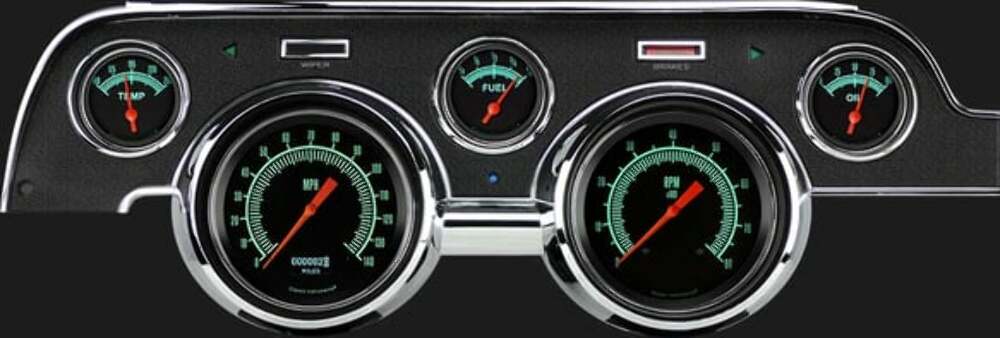 Fuel Gauge for 1967-1968 Mustang black