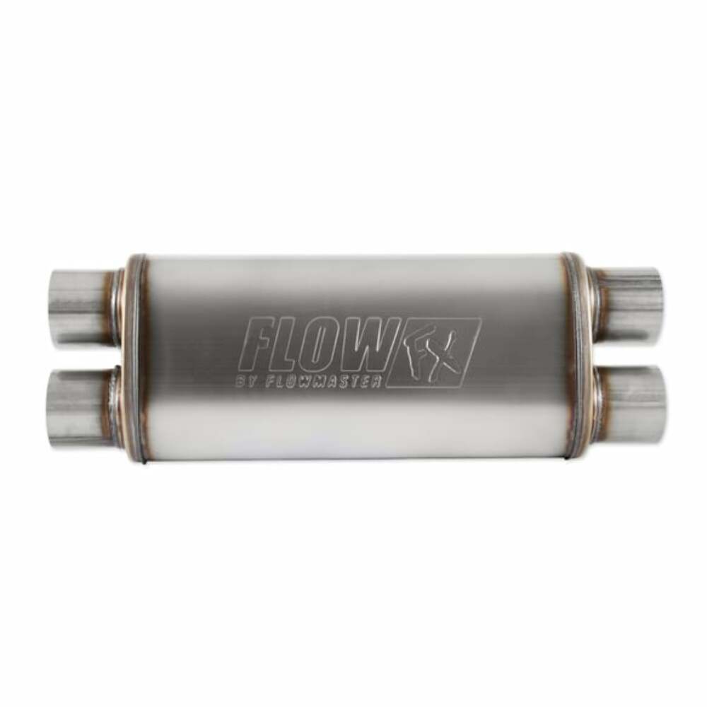 t Muffler - 3 Dual In/3 Dual Out - Straight Through Performance-72469 Flowmaster