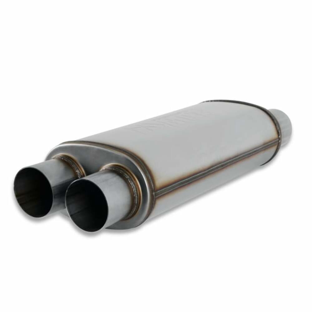 t Muffler - 3 Dual In/3 Dual Out - Straight Through Performance-72469 Flowmaster