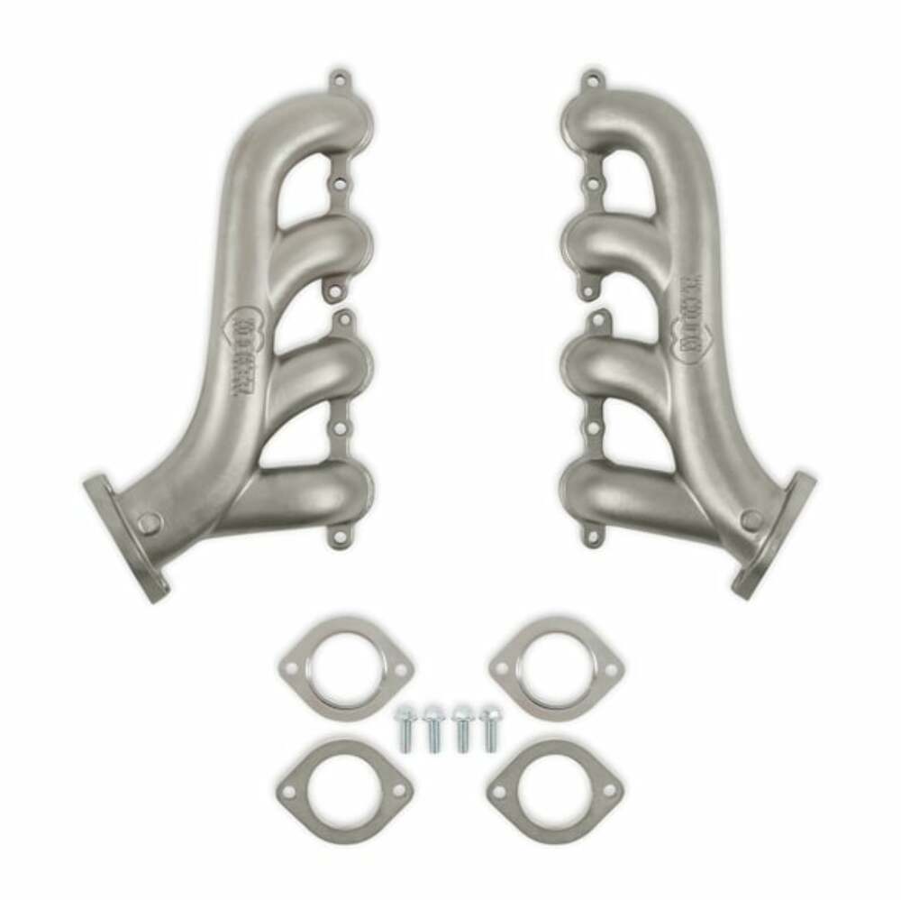Hooker BlackHeart Multi-Fit-2.50 In. Outlet-Gen Iii/Iv Chevrolet Ls Swap Exhaust Manifolds-8503HKR for Chevy black polished stainless steel shorty