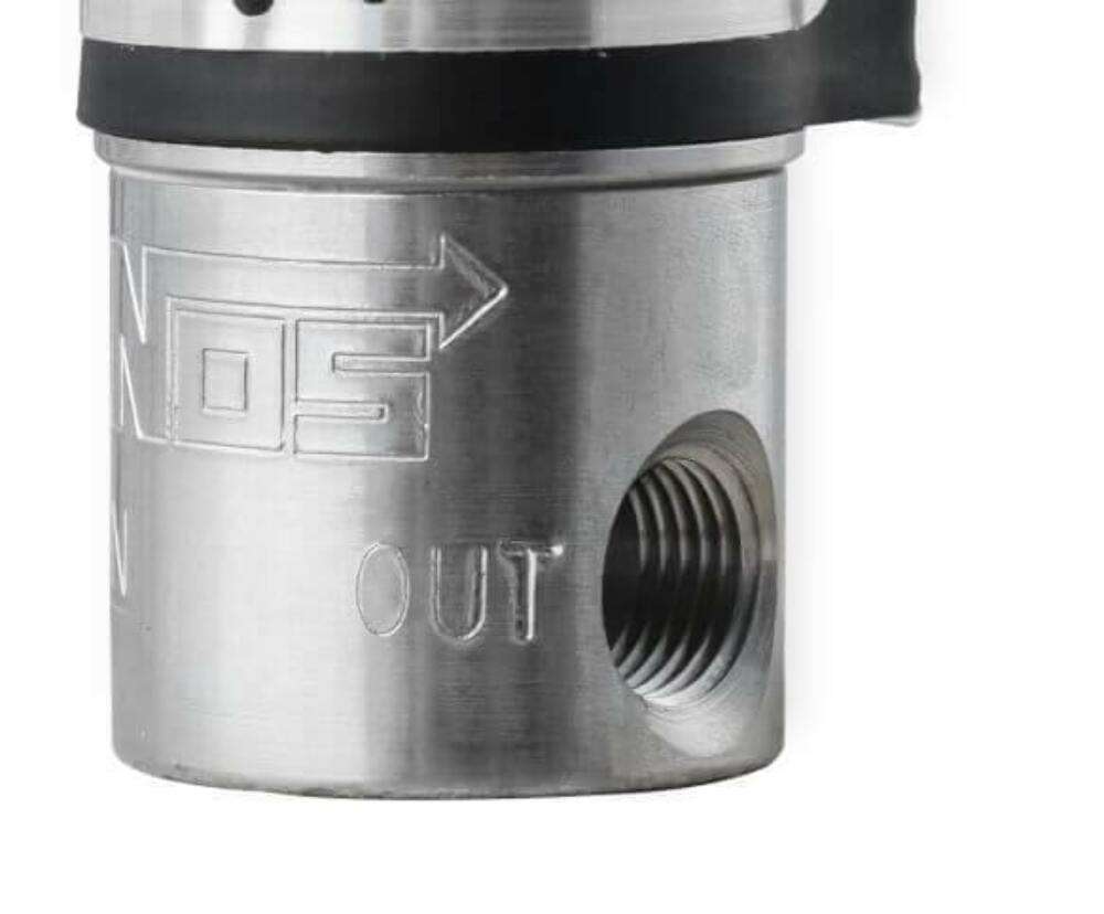 NOS 06016BNOS single fogger wet nitrous system -4AN 10 lb stainless steel black plate 2493