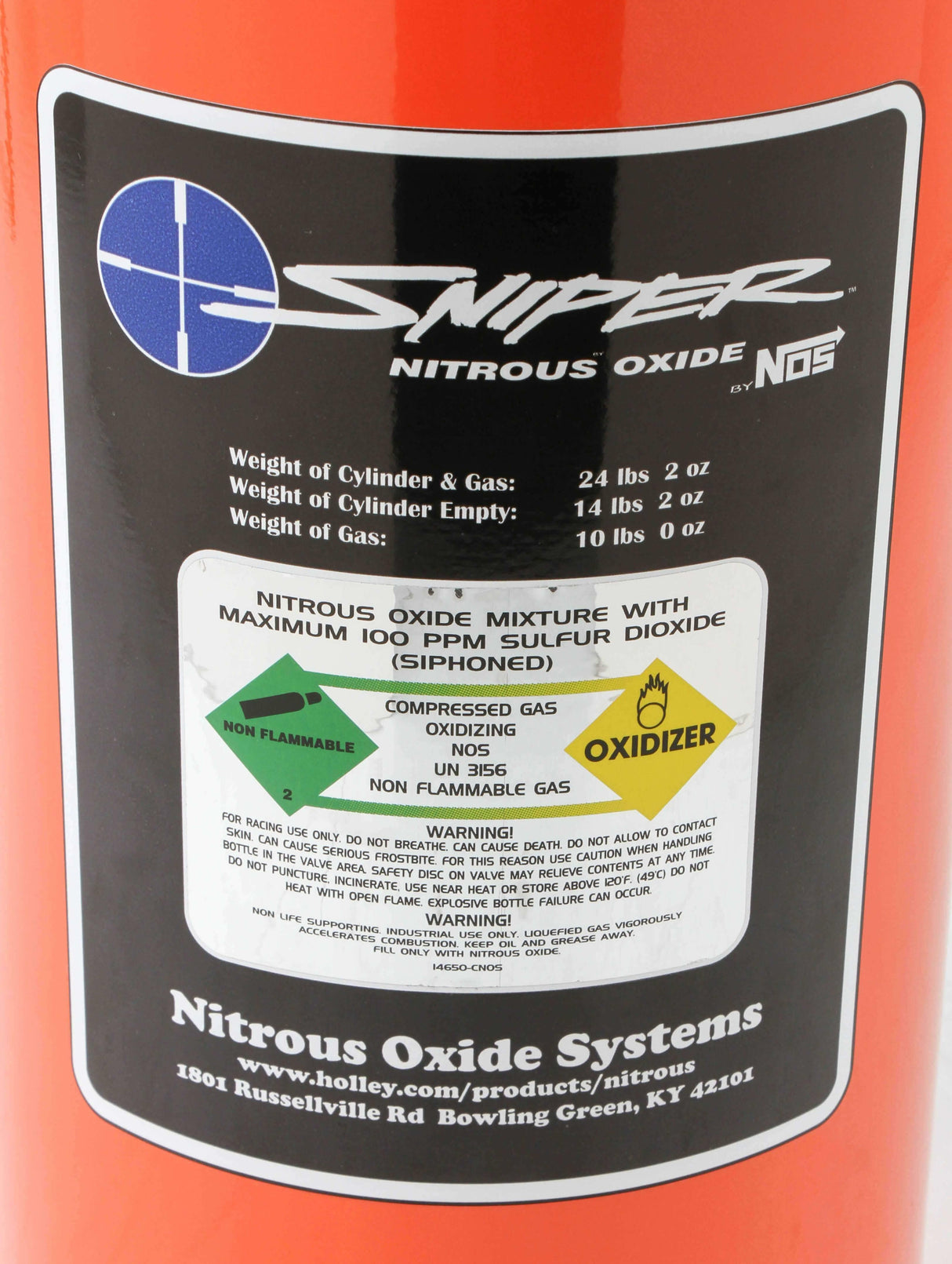 NOS sniper plate wet nitrous plate system - Ford -4AN 10 lb stainless steel black 07166NOS