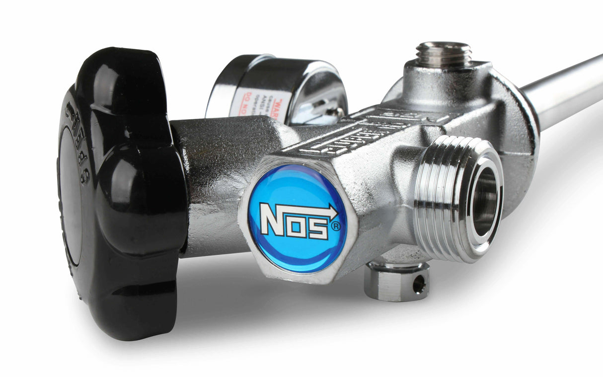 NOS 10 lb. bottlesuper hi-flow valve assembly w/siphontube and bluegauge 16137ANOS 100 foot stainless steel black 2493