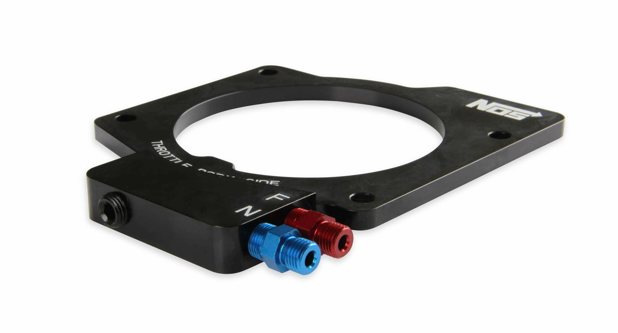 NOS LS3 nitrous plate only kit fits 10-15 camaro black clear wet EFI 13436NOS