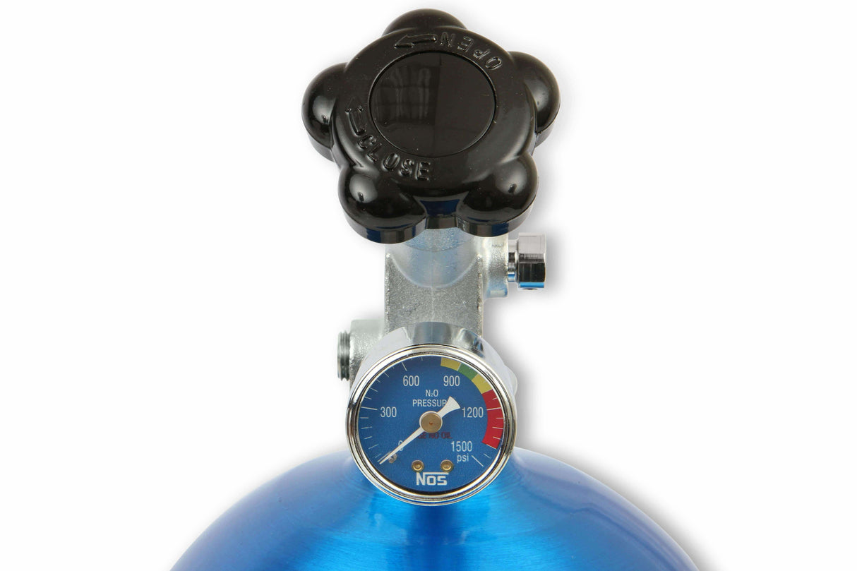 NOS 10LB electric blue nitrous bottle universal- 10LB bottle 10 lb 14745NOS