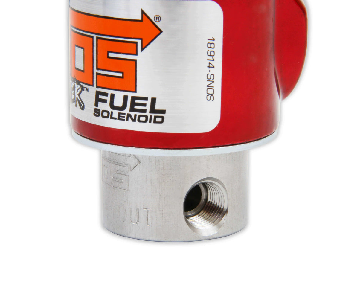 NOS cheater fuel solenoid stainless steel blue red purge 18050NOS