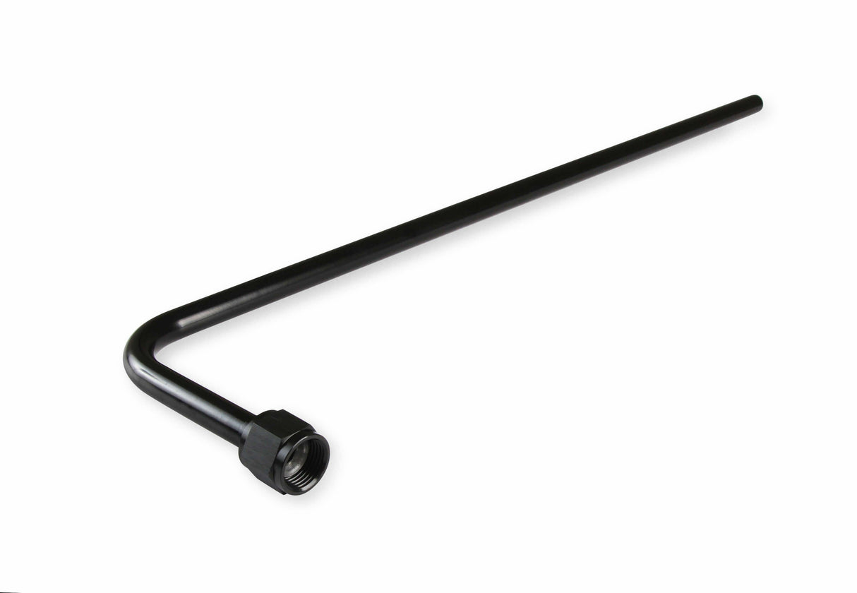 NOS 90 degree nitrous bottle blowdown tube - black -8AN blue 16161NOS