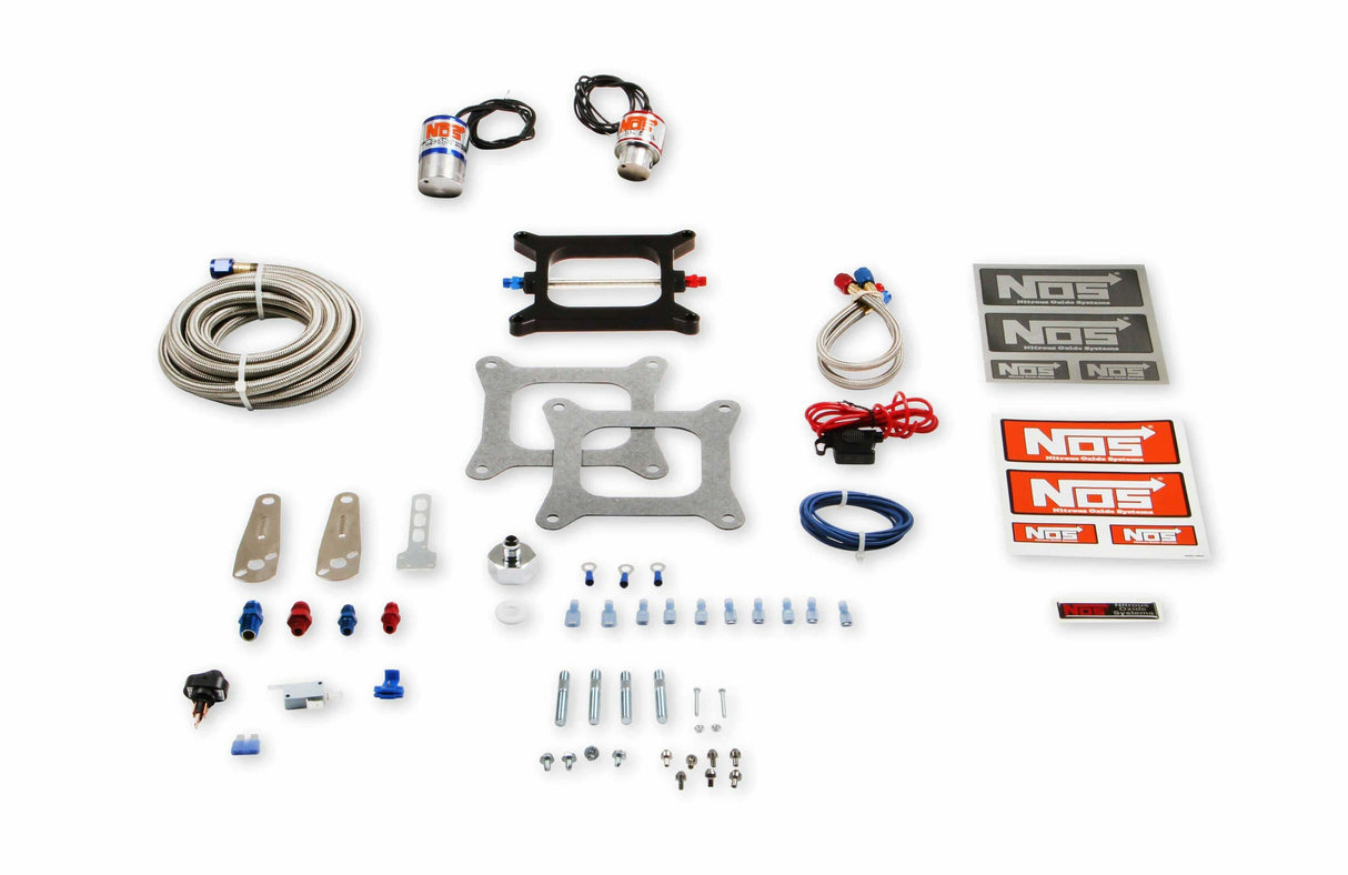 NOS big shot nitrous system Holley 4150 flange) -6AN 10 lb blue wet plate single stage 02101NOS