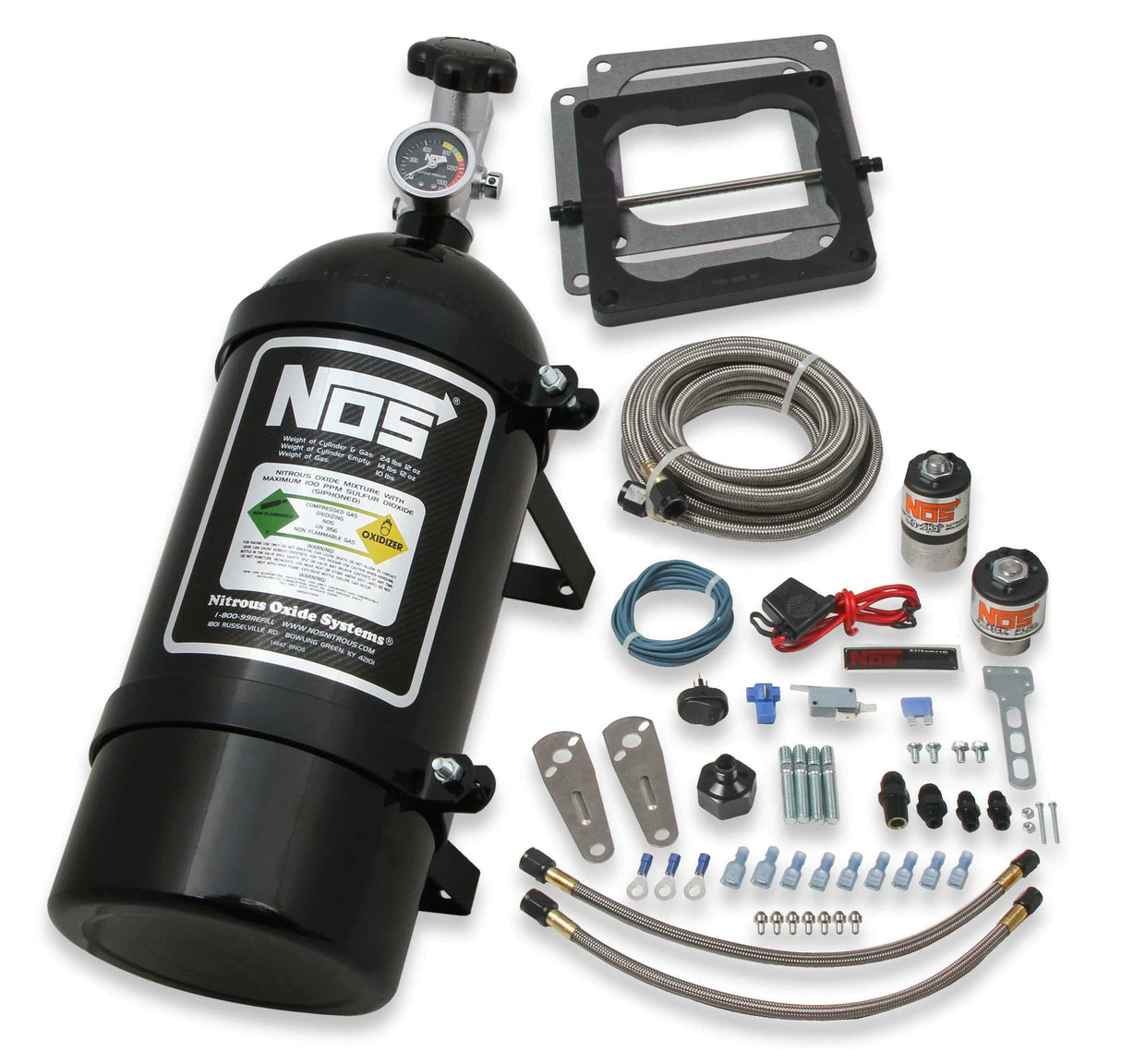 t NOS Big Shot Wet Nitrous System for 4500 4-barrel Carburetor - 02102BNOS NOS