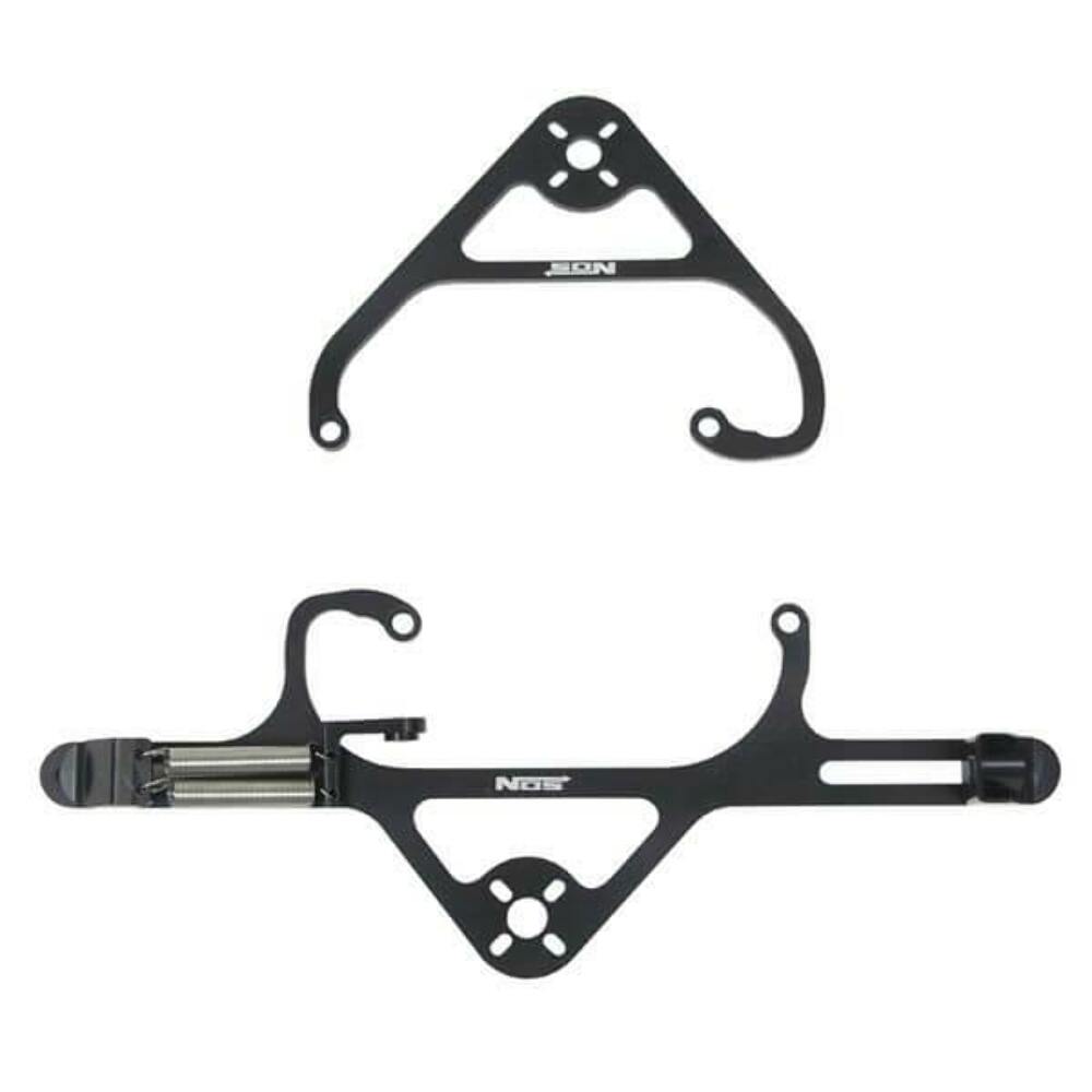 NOS billet solenoid bracket kit - 4150 and 4150HP black 16516NOS