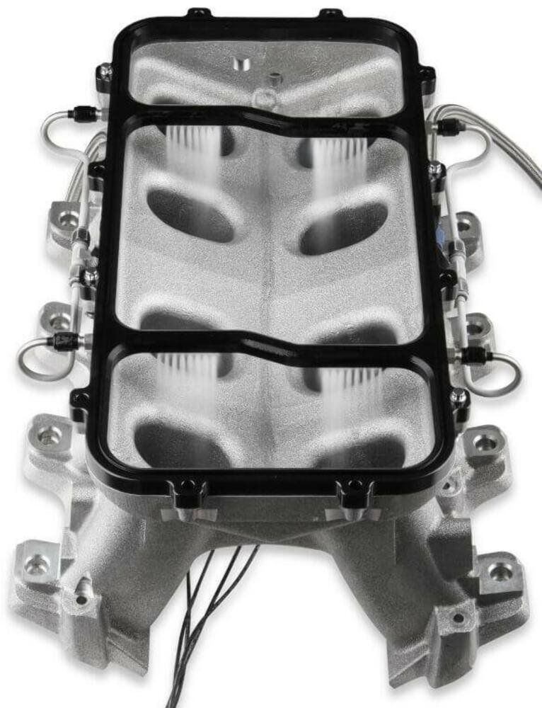 NOS dry nitrous plate system for Holley LS hi ram intake manifoldblack 05500BNOS 10 lb clear single stage 2493