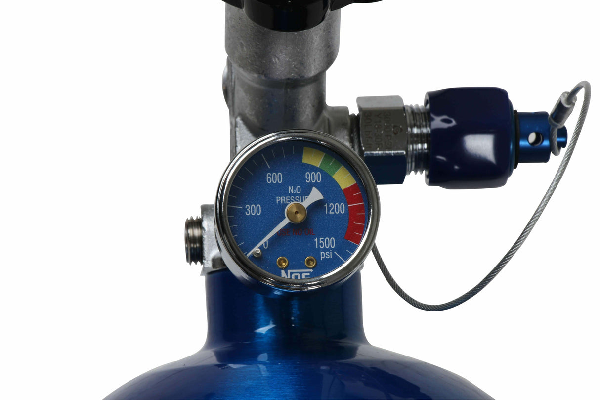 NOS nitrous bottle - 14750-ZR1NOS 15 lb blue