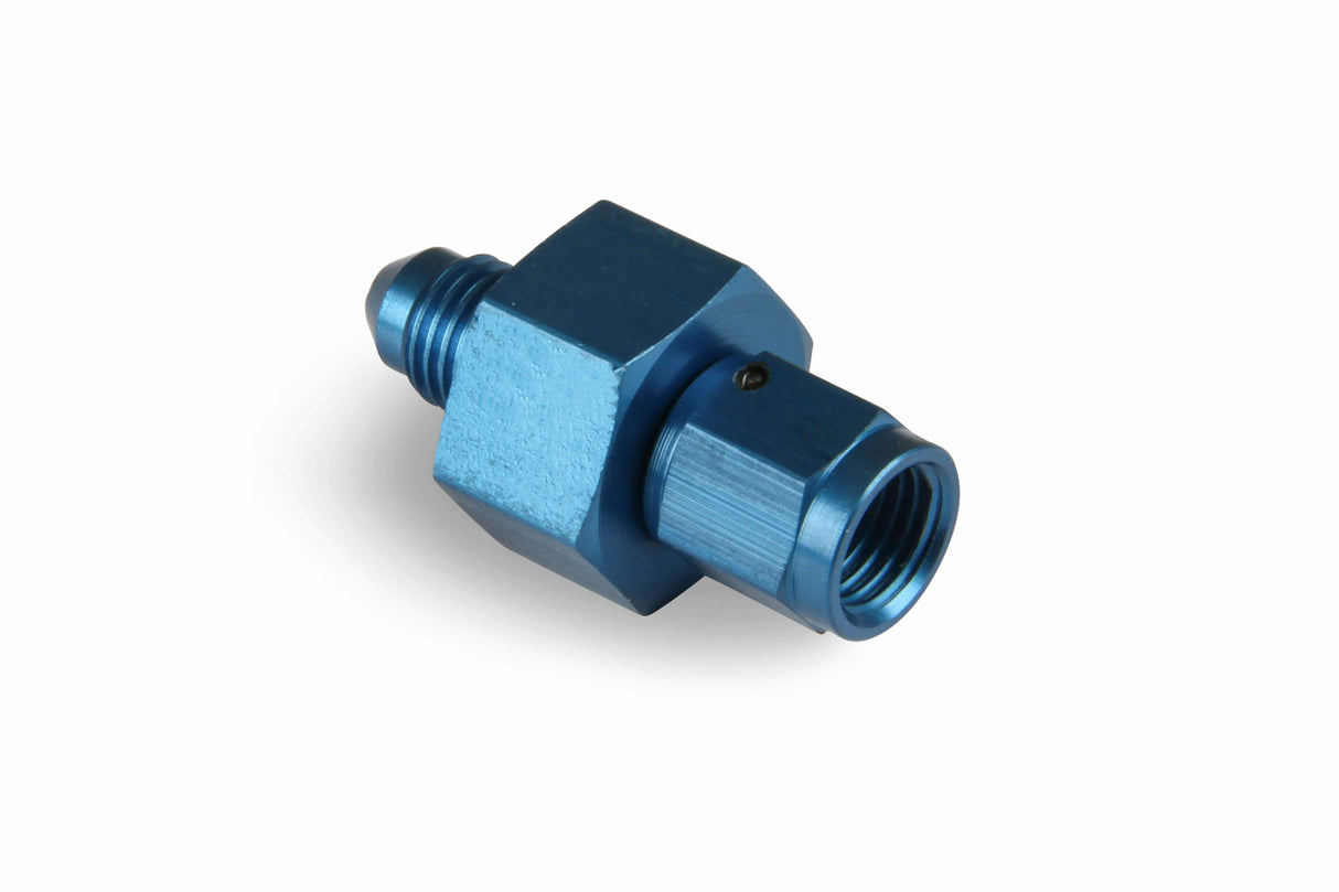 NOS nitrous gauge w/ adapter -4AN stainless steel blue black 15920NOS