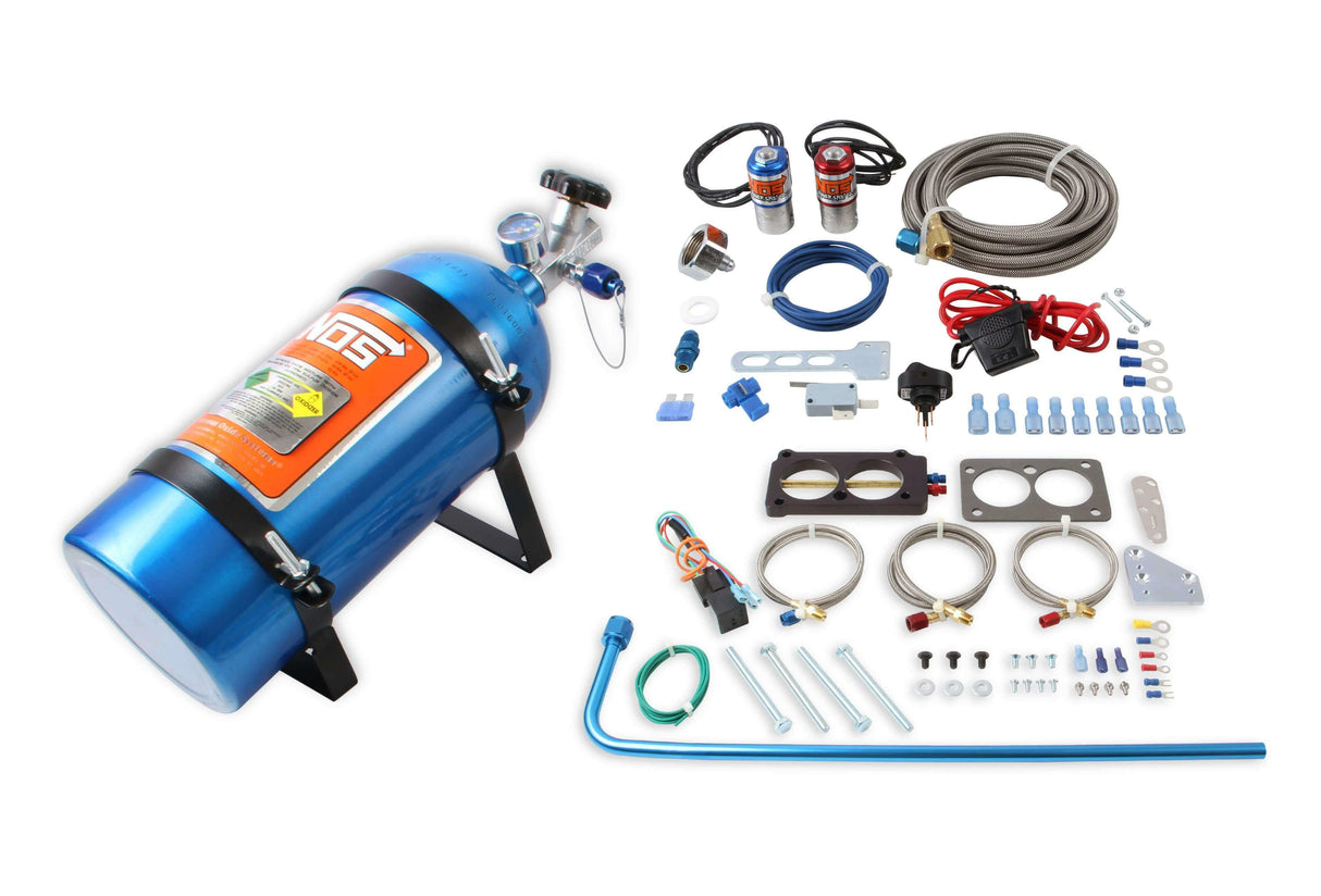 NOS plate wet nitrous system - GM -4AN 10 lb blue red 05151NOS