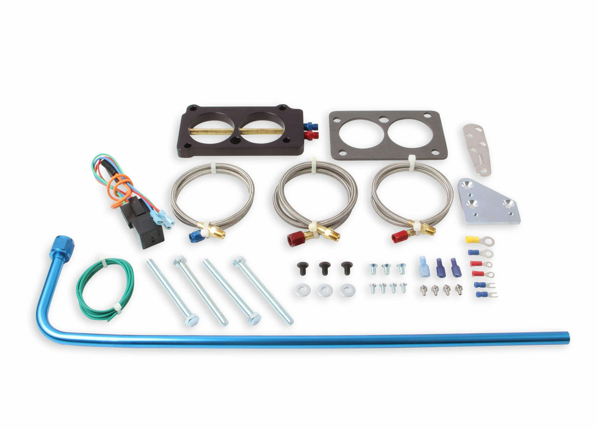 NOS plate wet nitrous system - GM -4AN 10 lb blue red 05151NOS