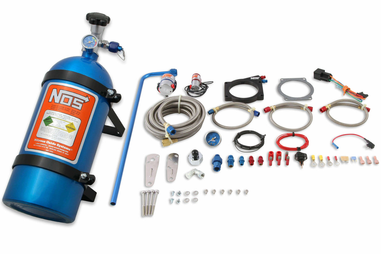 NOS plate wet nitrous system - GM -6AN 10 lb blue red 05164NOS