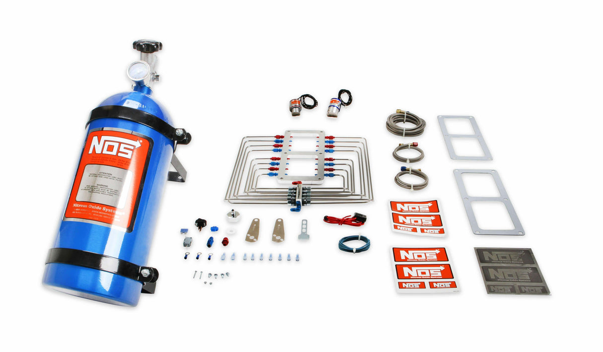 t NOS Supercharger Nitrous Sstem For GMC 6-71/8-71 Blower System Show Kit w/ 10lb NOS