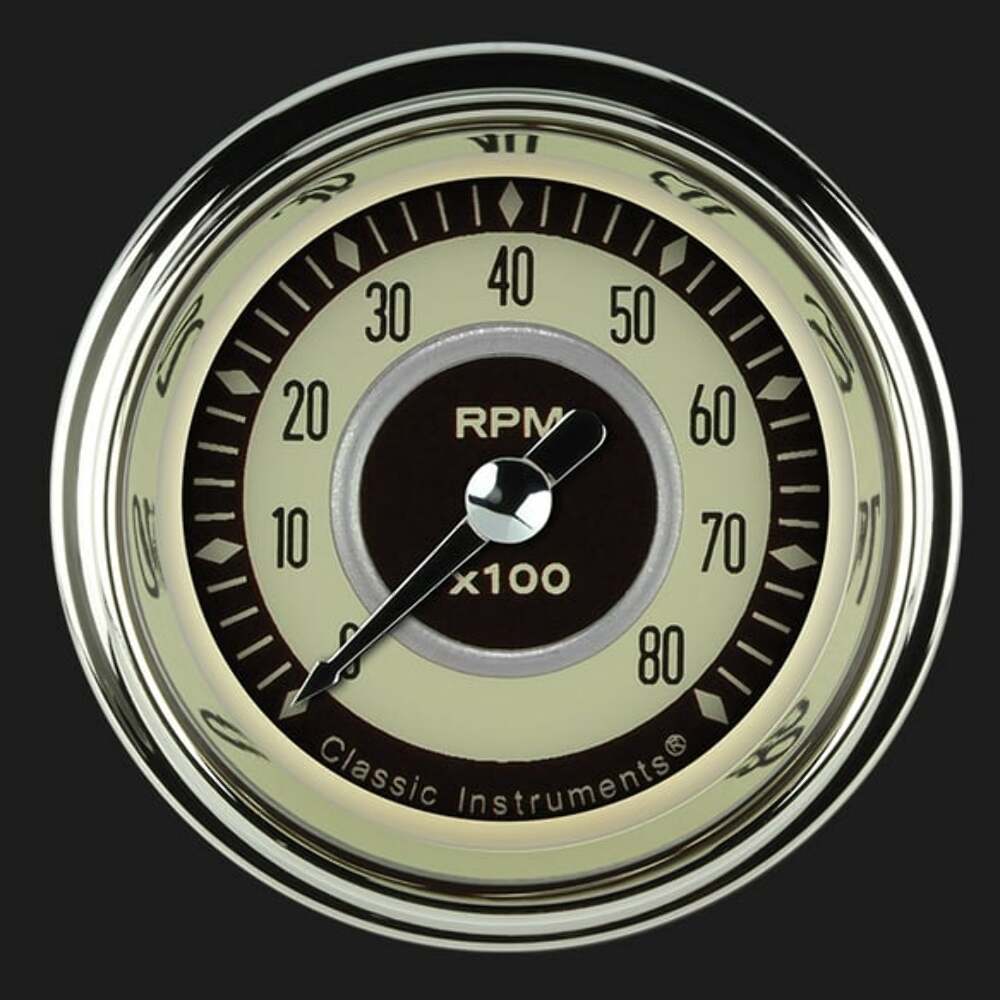 Classic Instruments Nostalgia VT 2 1/8" Tachometer NT183SHC