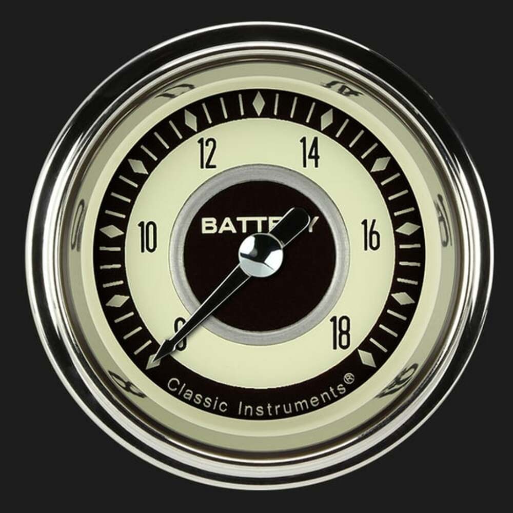Nostalgia VT 2 1/8" Voltage Gauge NT130SHC
