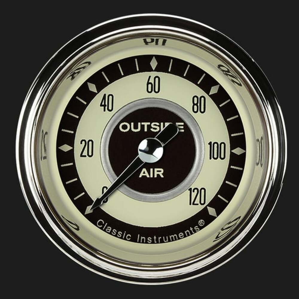 Nostalgia VT 2 1/8" Outside Air Temp. Gauge NT199SHC
