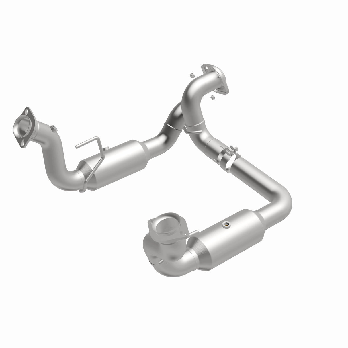 MagnaFlow direct-fit catalytic converter fits 2020-2022 Ford F-250 Super Duty and Ford F-350 Super Duty, this and / Compliant stainless steel CARB compliant OBDII 280246