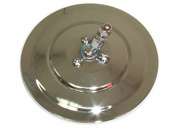 Fits 1969 Chevrolet Blazer; Mirror Head - Round And Ribbed Polished OMH69RC