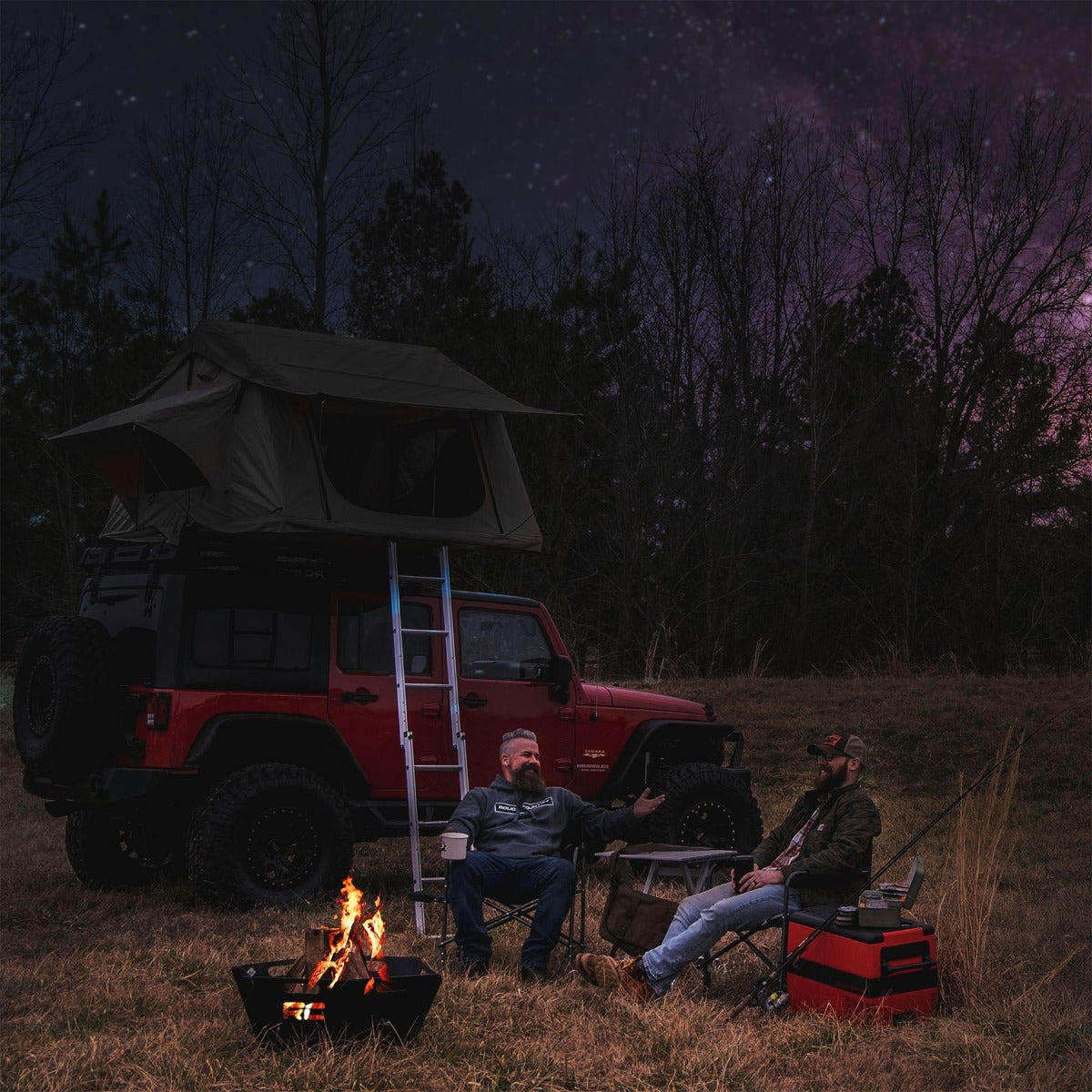 Overland Collapsible Fire Pit by Rough Country