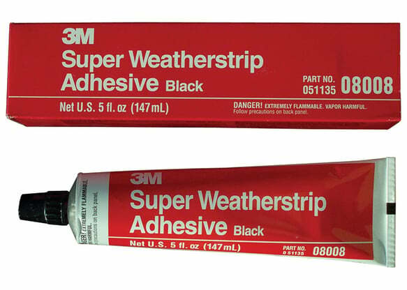 1987 Chevrolet Blazer; Weatherstrip Adhesive - Black PER8008