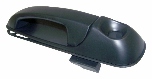 Jeep Metal Black exterior door handle assembly - QR38XBQAC