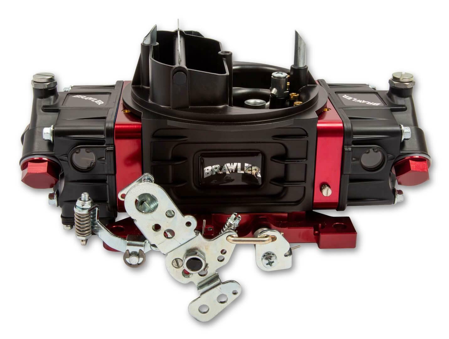 t QuickFuel Brawler 750CFM Billet 4 Barrel Double Pumper Carburetor Electric Choke Brawler