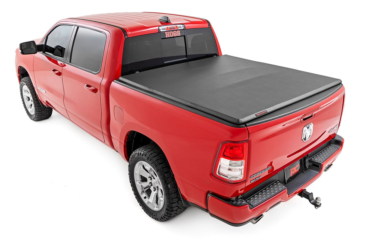 Soft Tri-Fold Bed Cover - 6'4" Bed - Ram 1500 (19-25)/1500 TRX (21-24)