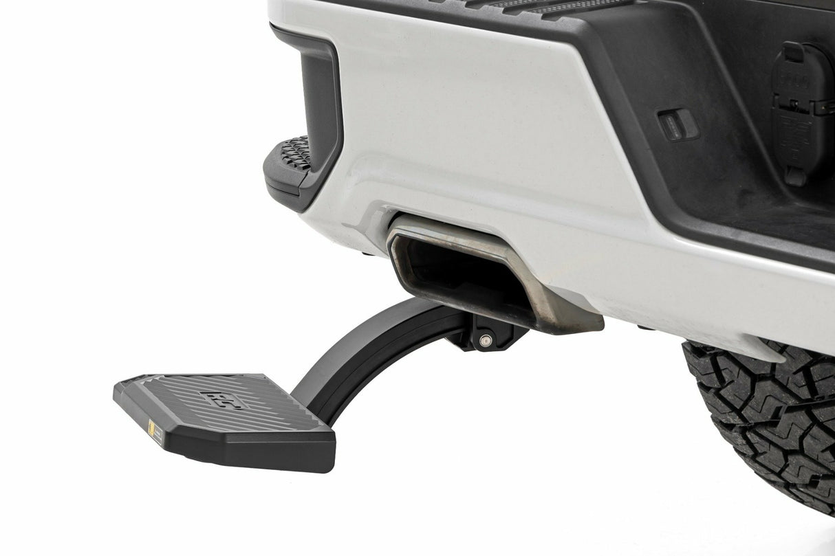 Retractable Bed Step; Manual for 2019-2024 Chevy Silverado 1500 by Rough Country