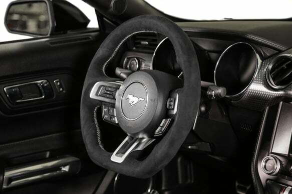 Fits 2015-2017 Ford Mustang Steering Wheel-Alcantara Wrapped Heated-RK950-08