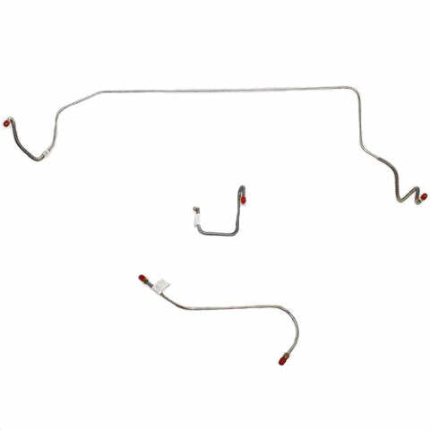 1966 Dodge Coronet Front Brake Line Kit Power Brakes Stainless - RKT6604SS
