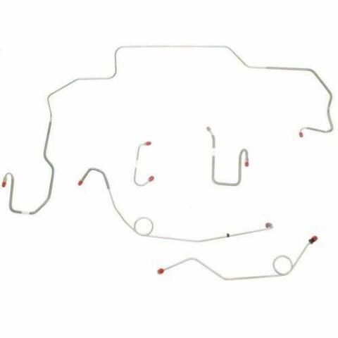 Front Brake Line Kit for 1969-1970 Dodge Coronet disc brakes steel