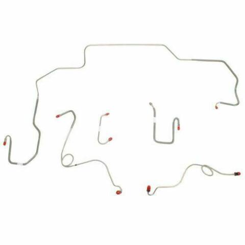 Front Brake Line Kit for 1968-1970 Dodge Coronet disc brakes stainless steel