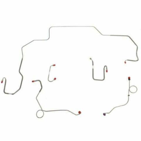 Front Brake Line Kit for 1968-1970 Dodge Coronet disc brakes stainless steel