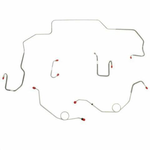 Front Brake Line Kit for 1968-1970 Dodge Coronet disc brakes steel