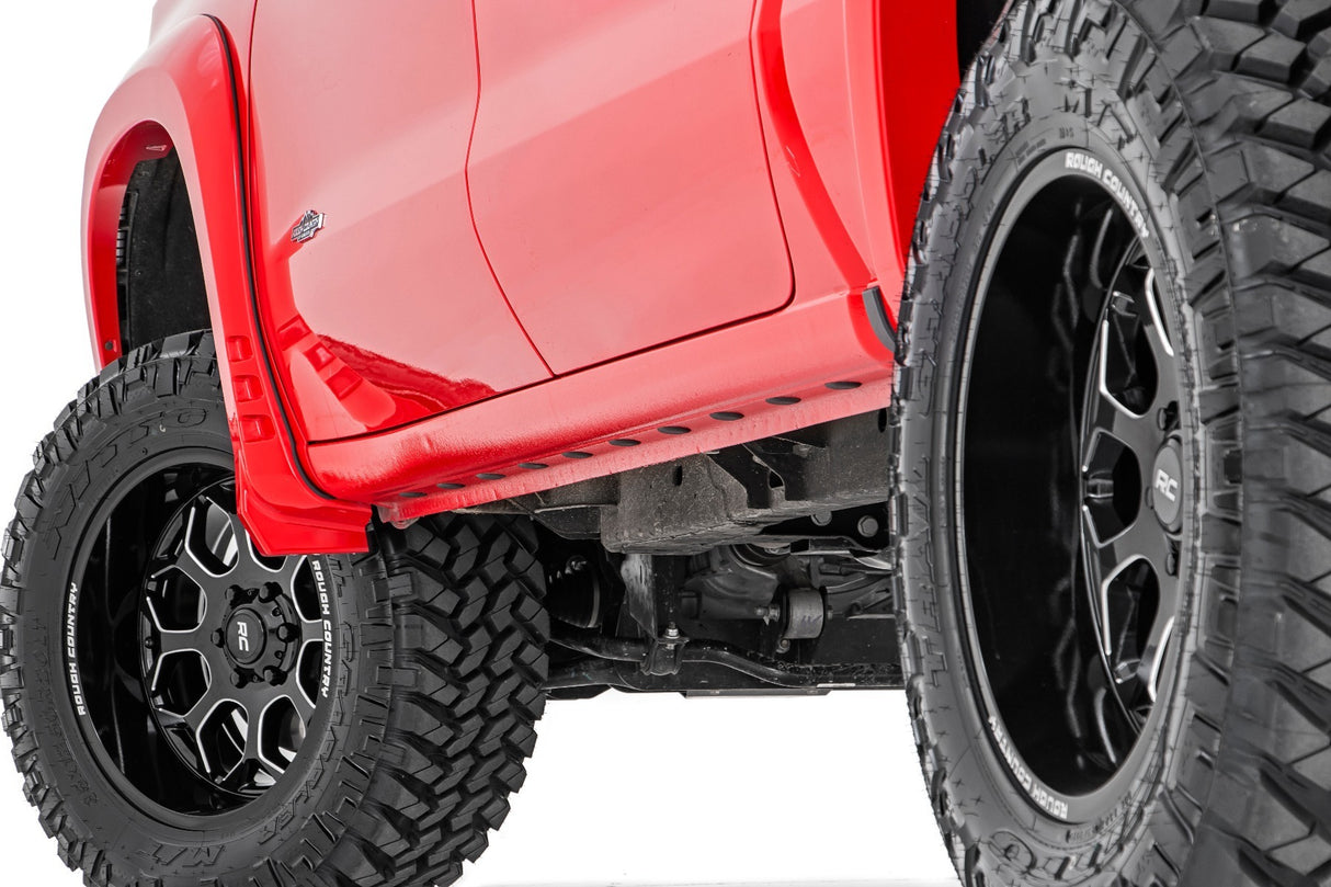 Rough Country 96 Series Wheel; One-Piece; Black; 20x9; 6x5.5; -12mm 96200912